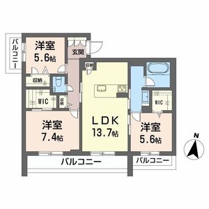 メゾンリーベル A0301号室