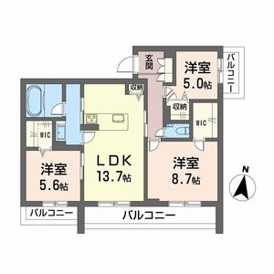 メゾンリーベル A0304号室