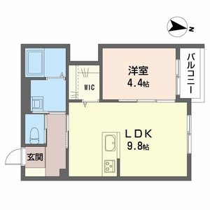 Ｅｌｌｉｎａ貴船Ⅲ A0203号室