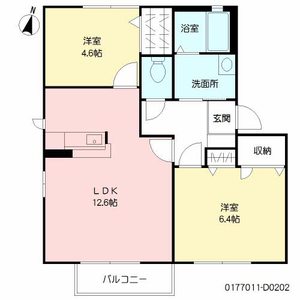 スペリオール　Ｄ棟　＊ D0202号室