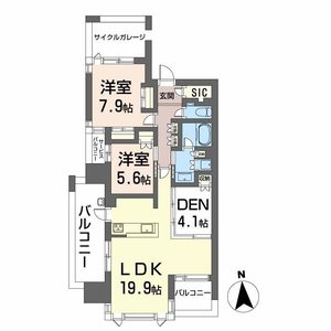 グランドメゾン大濠公園２０２０　４０１号室