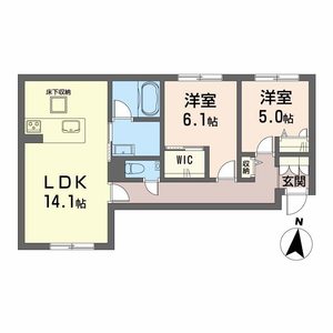 シャーメゾンＨＡＲＵ A0102号室
