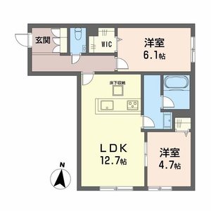 シャーメゾンＨＡＲＵ A0104号室