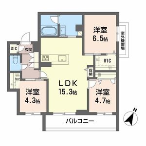 シャーメゾン上大利レジデンス A0205号室