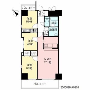 シャーメゾンステージ博多 A0901号室