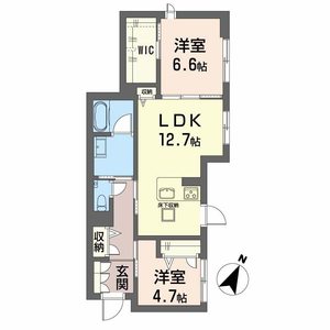 シャーメゾン絆Ⅳ A0102号室