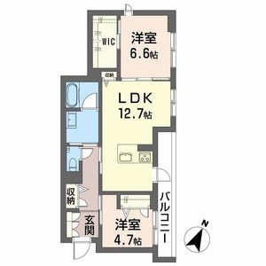 シャーメゾン絆Ⅳ A0202号室