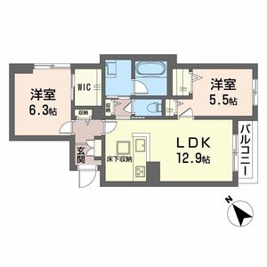 シャーメゾン日明 A0101号室