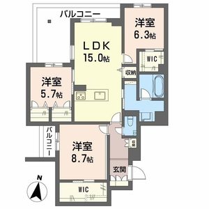 Ｍｏａｎａ　Ｇａｒｄｅｎ　水前寺 A0203号室