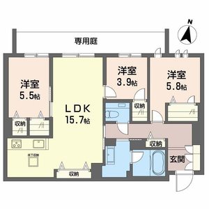 西新ステラレジデンス A0103号室