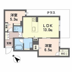 シャーメゾン　トレゾール A0104号室