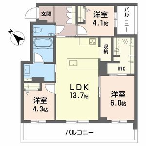 シャーメゾン　トレゾール A0206号室