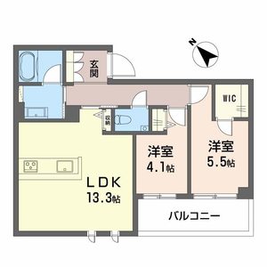 シャーメゾン　トレゾール A0207号室