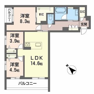 シャーメゾン　トレゾール A0301号室