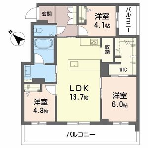 シャーメゾン　トレゾール A0306号室
