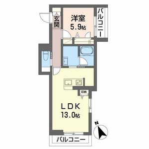 カーサ・ローザ郡元 A0301号室