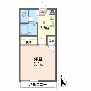 アジュールⅢ 00205号室