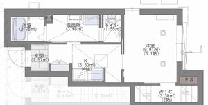 シャーメゾンリバーサイド草香江 A0101号室