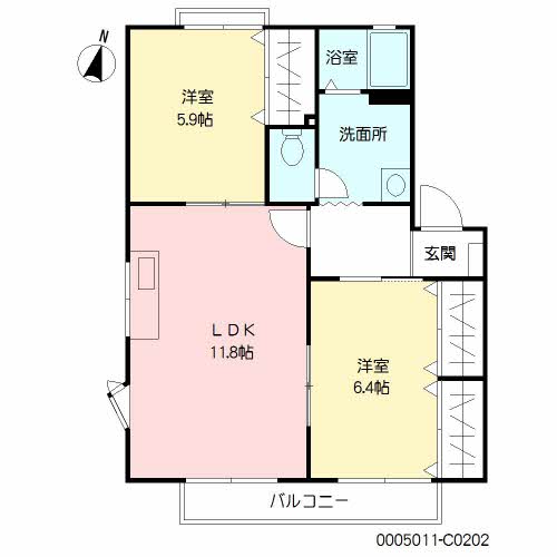 コモンシティ志井　Ｃ棟C0202-2