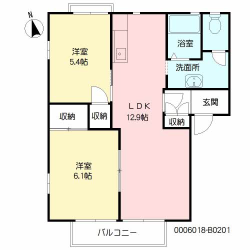 フォンテ月見ヶ丘　弐番館　＊ B0201号-16