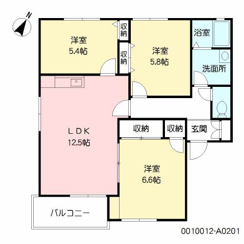 ディアス本城 A棟 ** A0201号-16