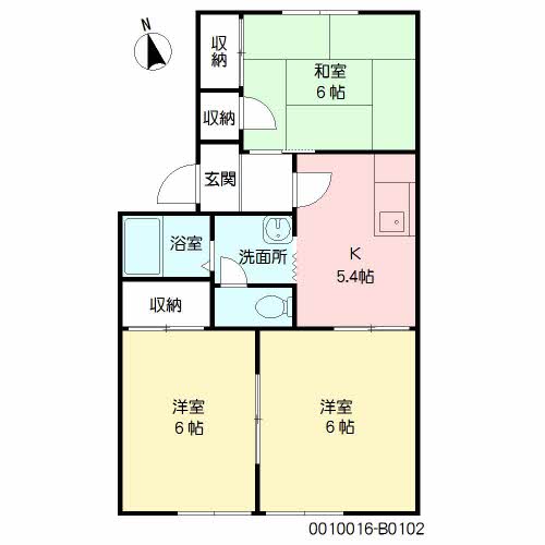 ＫＮジャンクション　Ｂ棟　＊ B0102号-16