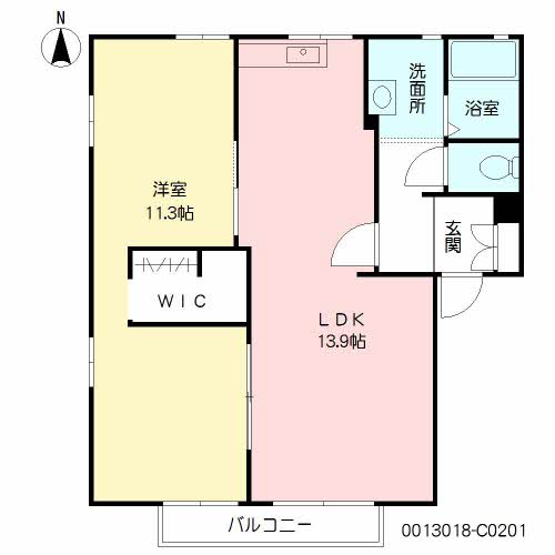 フレグランスひろせ　Ｃ棟　＊＊C0201-2