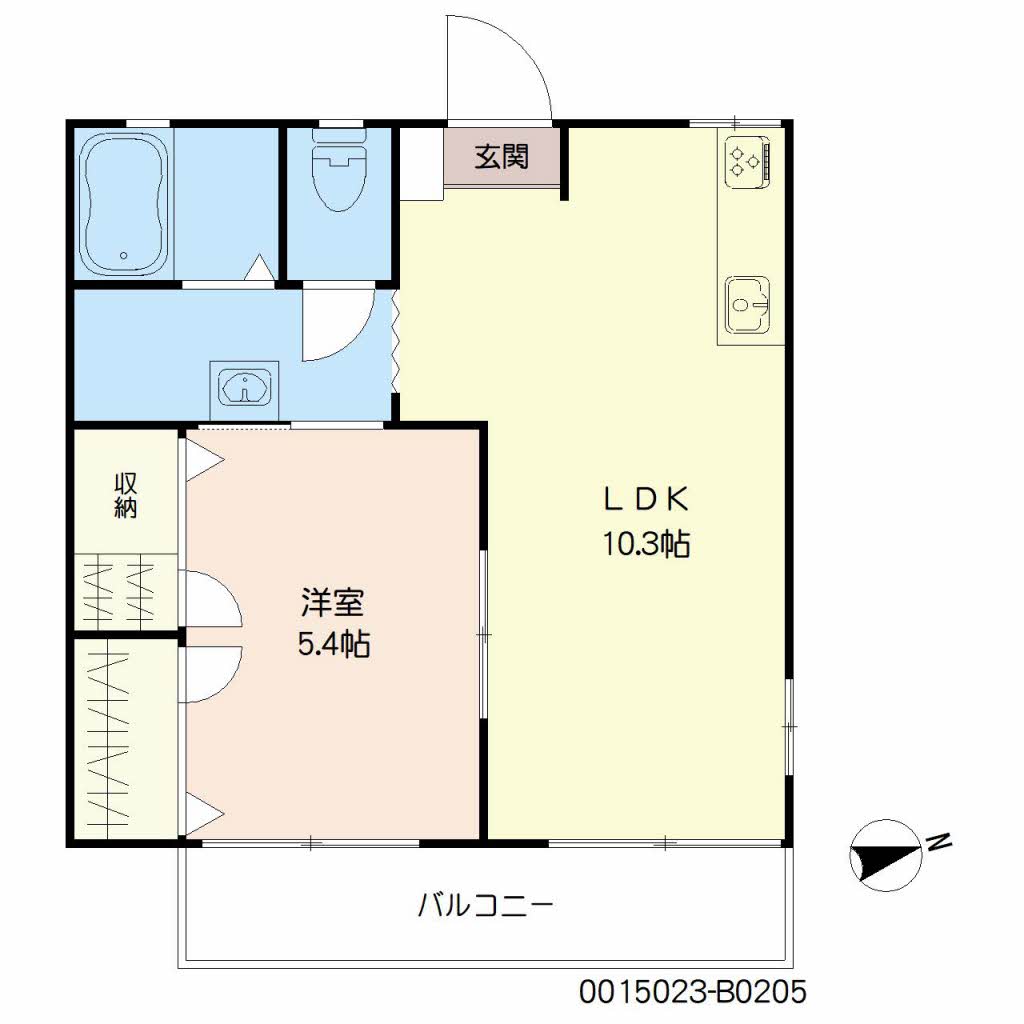 マルセイユ国分町　Ｂ棟B0205-2
