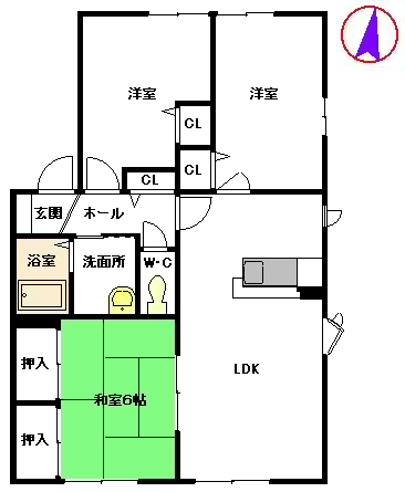 Ｋフラット　Ｃ棟C0102-2