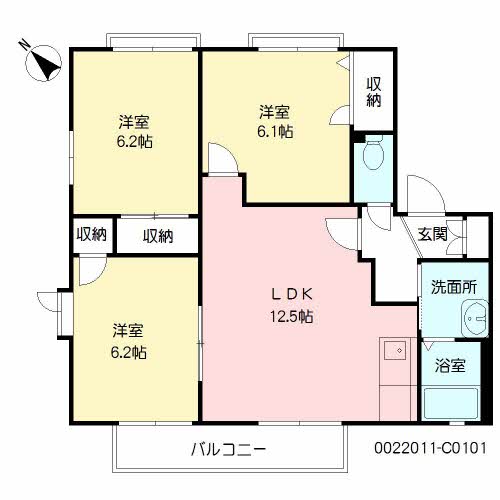 ディアス曽根　Ｃ棟　＊＊C0101-2