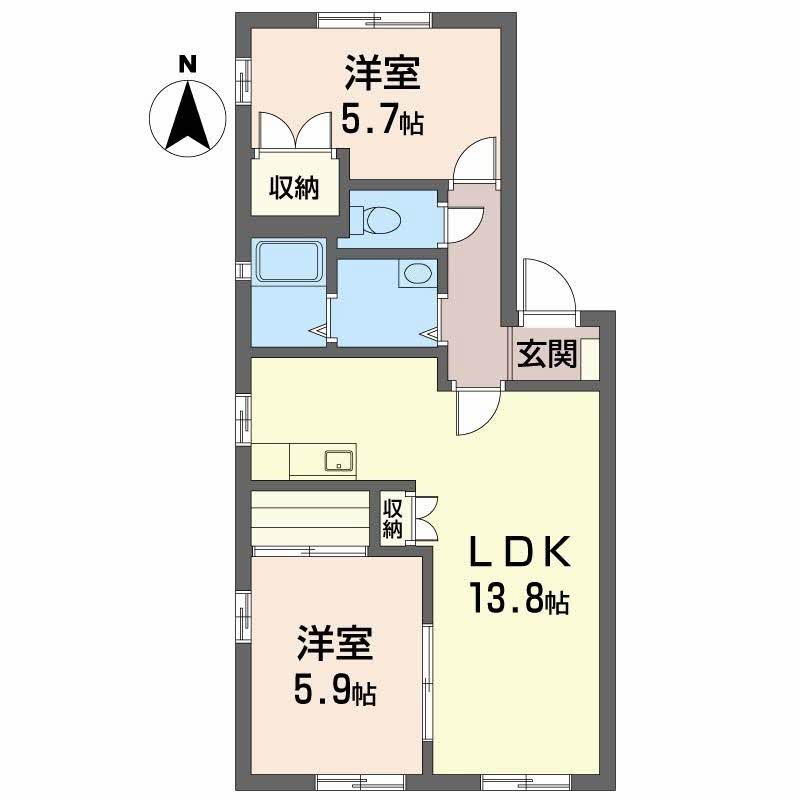 クレベール下郡　Ａ棟A0101-2