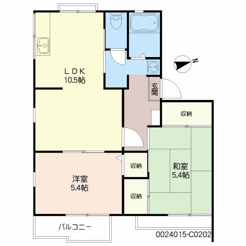 パークサイドハウス’８８　Ｃ棟　＊ C0202号-16
