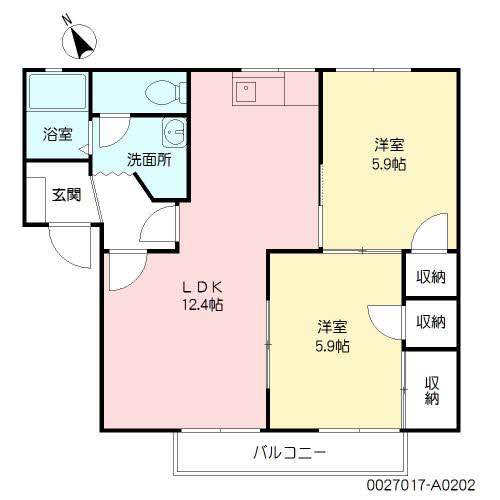 サンコート松岡 ** A0202号-14