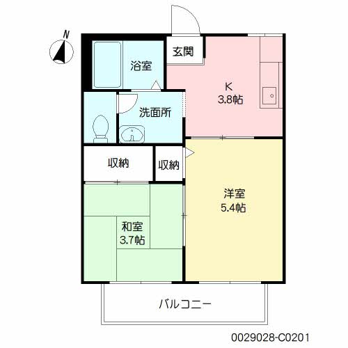 サンシャイン平野Ⅱ　参番館　＊C0201-2