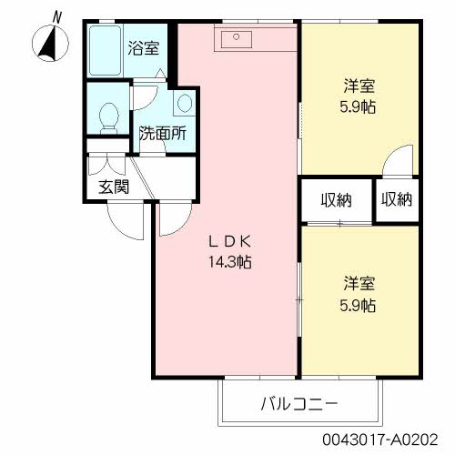 エスペランササキ　Ａ棟　＊＊A0202-2