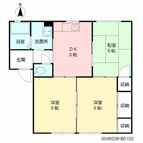 モダニティ八分字　Ｂ棟　＊＊B0102-2