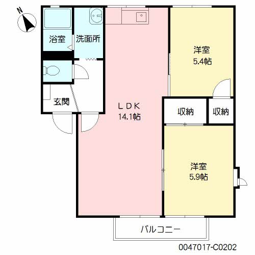 フレグランス英 C棟 ** C0202号-16