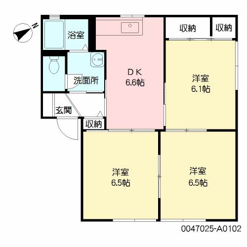 アーバンハイツ　Ａ棟　＊＊＃A0102-2