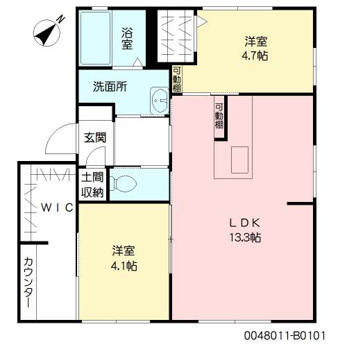 プリマヴェーラ B棟 B0101号-16