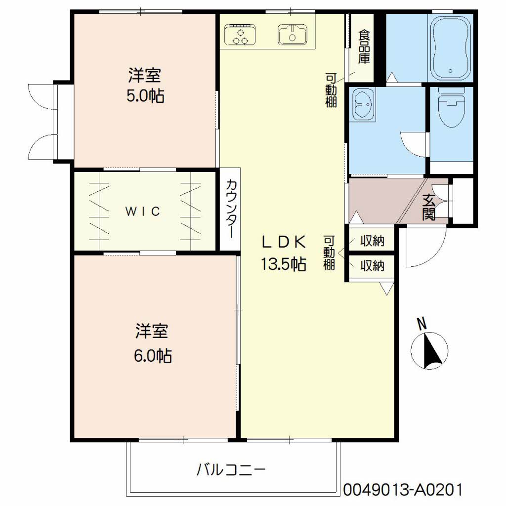 ビューハイツ小森野　Ａ棟A0201-2