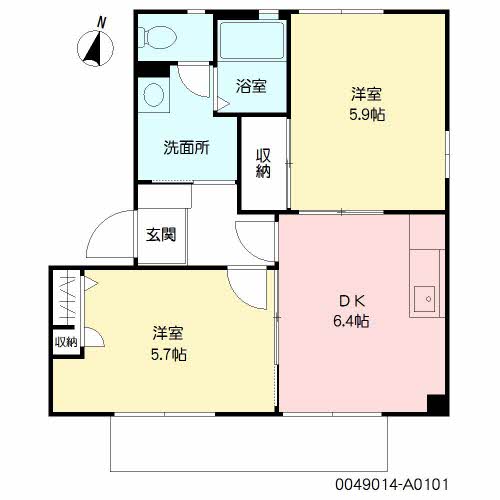 クレスト望　Ⅰ棟　＊＊A0101-2