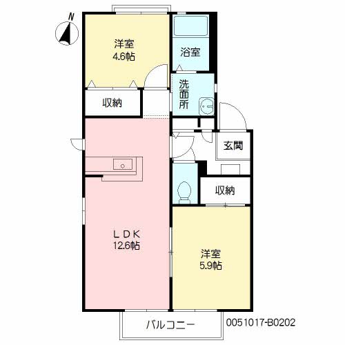 美し浜　Ｂ棟　＊ B0202号-15