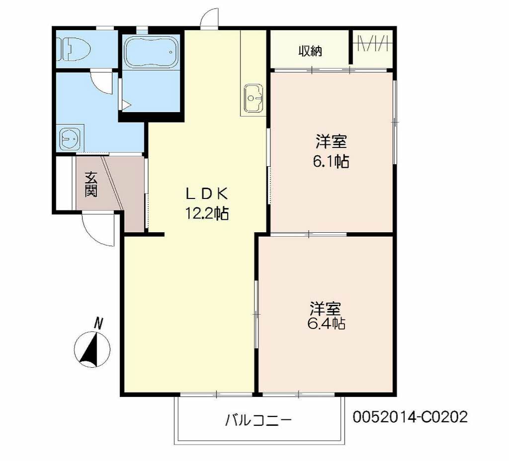 ピアッツァ若楠　Ｃ棟　＊＊C0202-2