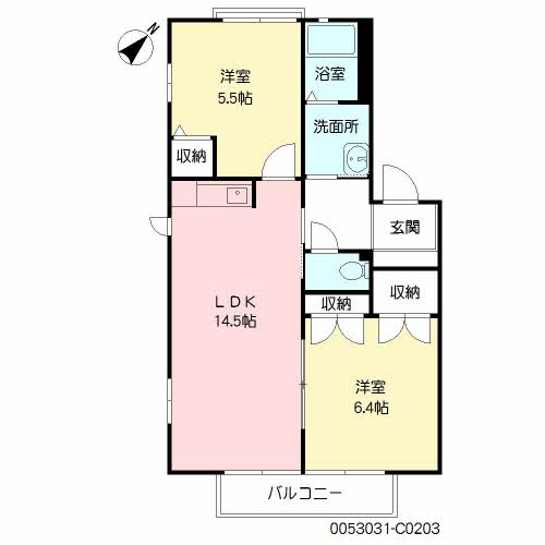 ヴァン・ヴェール　Ｃ棟　＊＊C0203-2