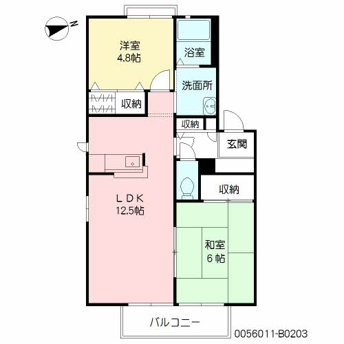 サンバス南原　Ｂ棟　＊＊B0203-2