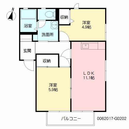 グリーンパーク’９６　Ｇ棟　＊ G0202号-16