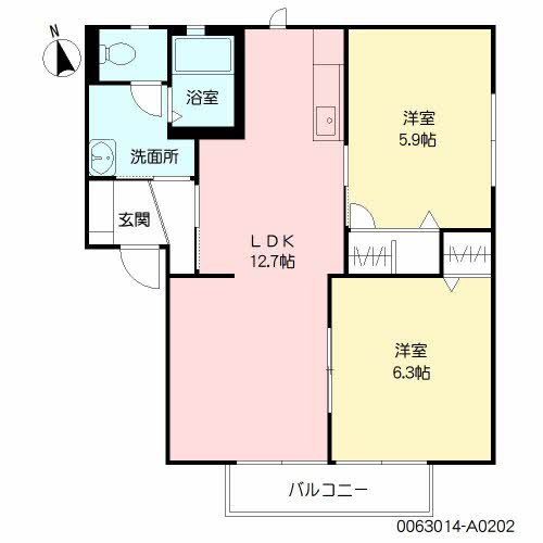 リーブル２１　Ａ棟　＊＊A0202-2