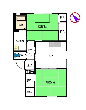 エスポワール吉田　Ｂ棟　＊＊ B0102号-16