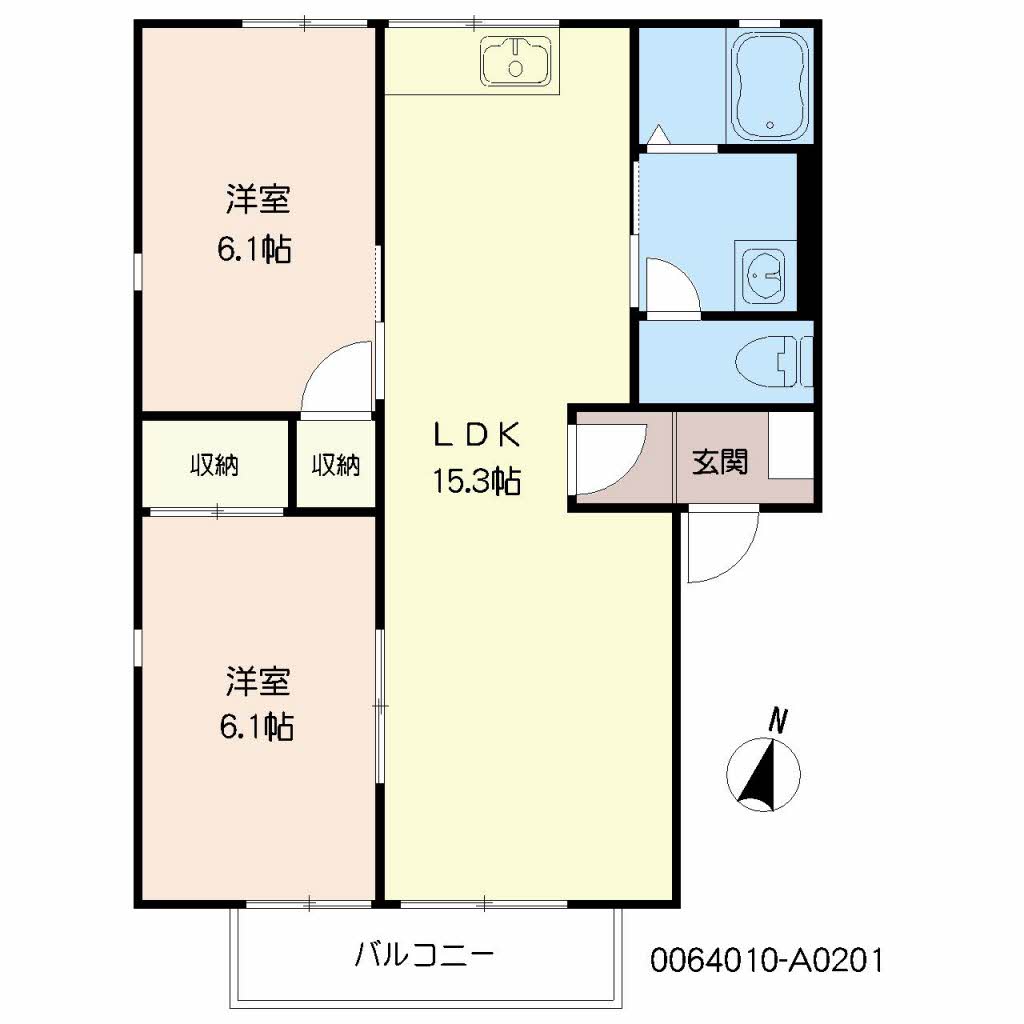 フレグランス国分Ⅱ A0201号-16