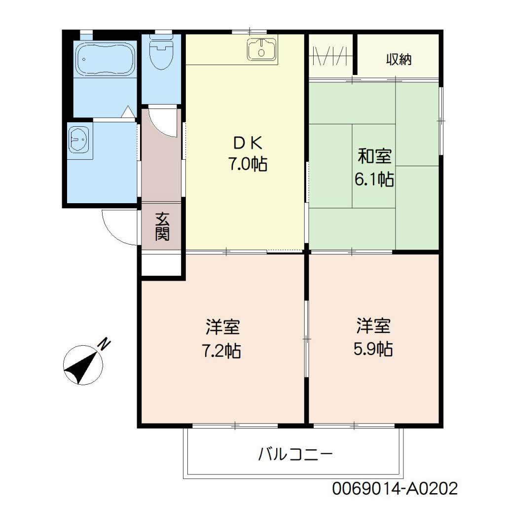 レガート外町　Ａ棟A0202-2